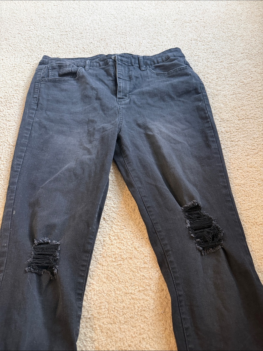 wild fable Black Distressed Skinny Jeans